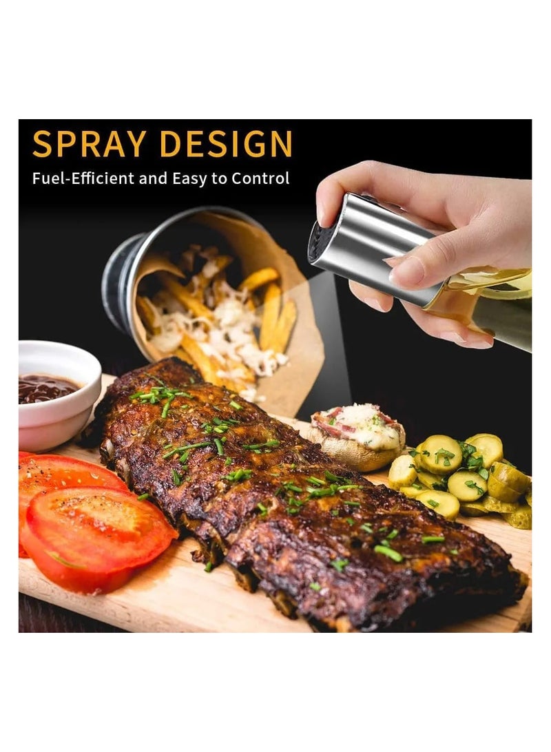 100ml multicolor transparent oil spray bottle - Image 1