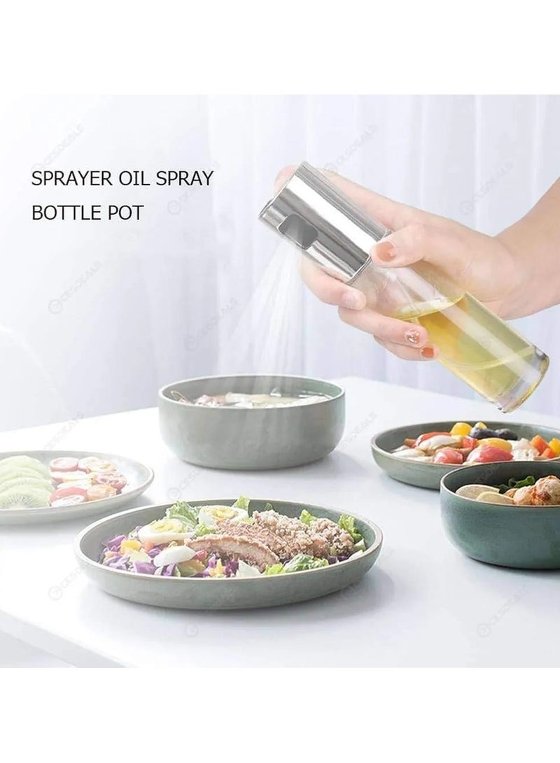 100ml multicolor transparent oil spray bottle - Image 5