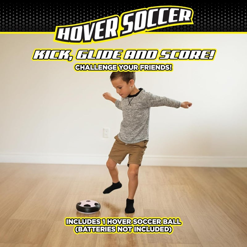 Stomp Rocket Hover Soccer from The Makers of – LED Lights and Padded Bumpers Indoor Air Soccer Toy for Boys Girls Ages 3 4 5 6 7 8 + Fun Games - Image 2