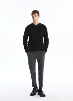 LC WAIKIKI Standard Fit Turtle Neck Men's Tricot Cardigan  - Image 2