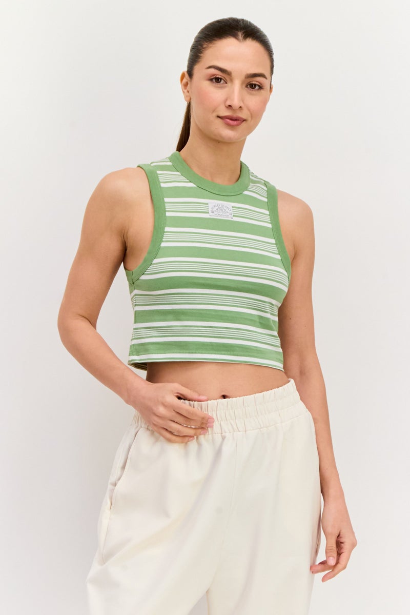 Hurley Women Sportswear Fit Sleeveless Outdoor Top, Green - Image 1