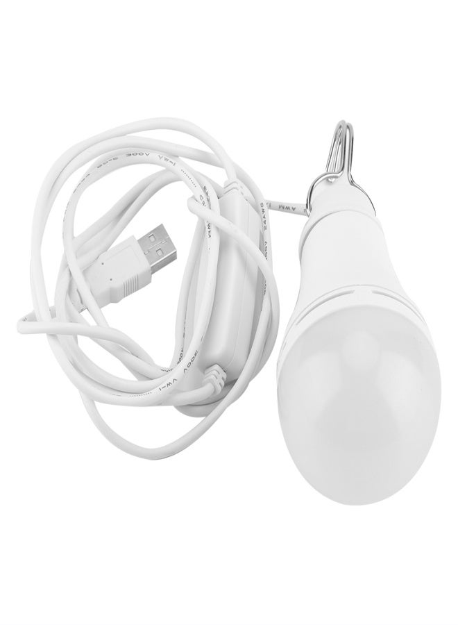 5V USB LED Bulb Light Emergency Lamp for Outdoor Camping Hiking Home Reading(10W) - Image 1