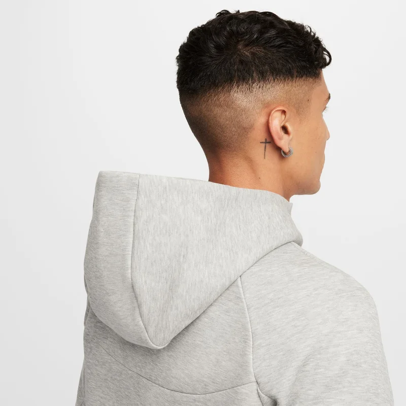 Nike Grey Men's Tech Full-Zip Windrunner Hoodie for Men | Best Price UAE