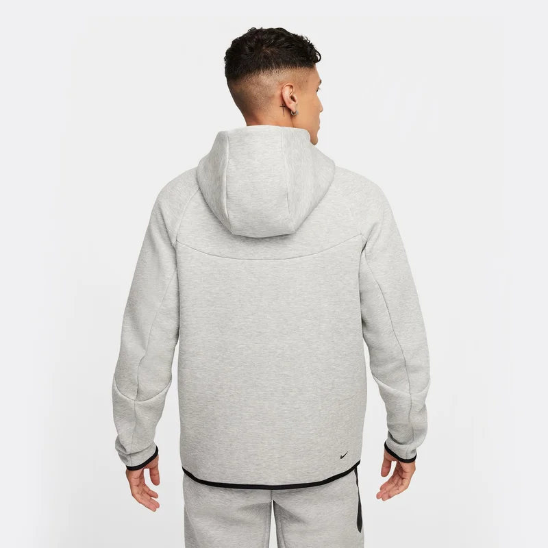 Nike Grey Men's Tech Full-Zip Windrunner Hoodie for Men | Best Price UAE