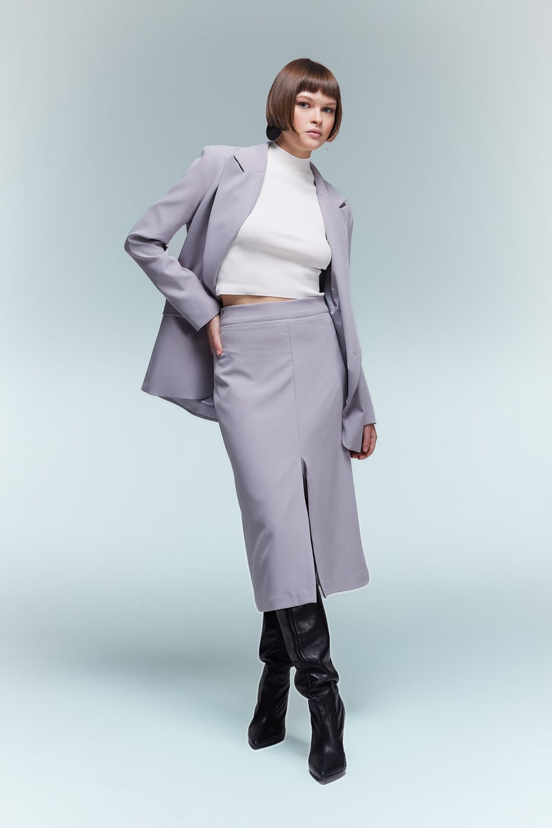 DeFacto Woman Pencil Skirt Lined Normal Waist Midi Skirt  - Image 1