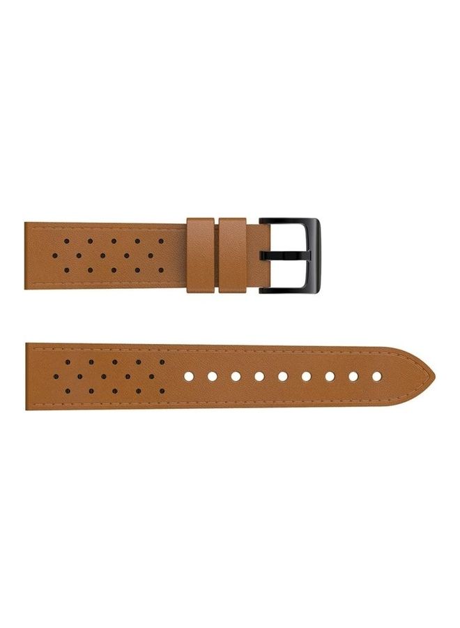 إسكدنيا Replacement Strap for Samsung Galaxy Watch 3 45mm Brown - Image 4