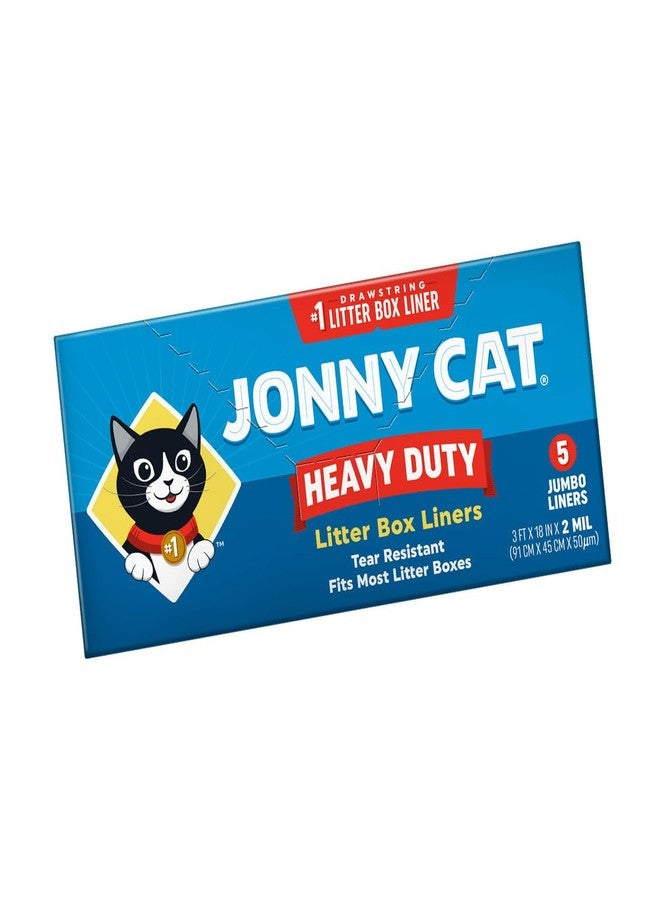 JONNY CAT Litter Box Liners, Heavy Duty Drawstring Liners, Pack of 4 Boxes, 5 Liners per Box, 3 FT X 18 IN, Tear Resistant - Image 5