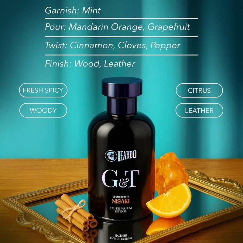 Beardo G & T Perfume EDP Intense 100ml - Image 4