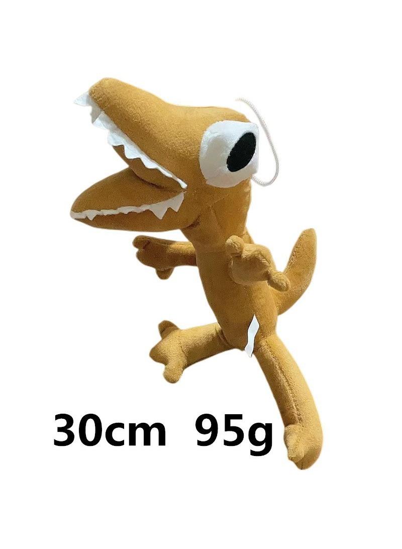 1-Pieces Strange Funny Stuffed Plush Toy Rainbow Friends Series Action Doll Yellow-B
