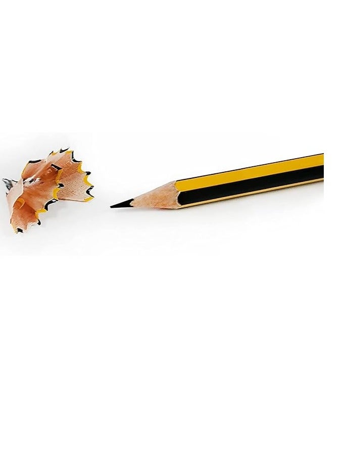 Maxi 24-Pieces HB Classic Pencil Black/Yellow - Image 5