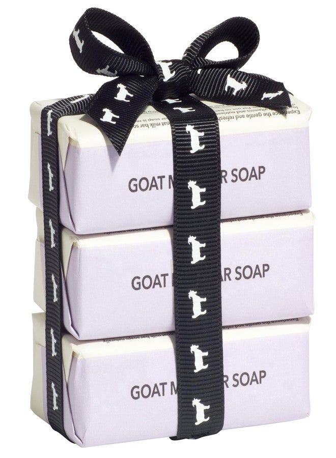 Dionis Goat Milk Bar Soap – Moisturizing Hand & Body Soap Bar with with Shea Butter and Olive Oil, Triple Milled, Safe for Sensitive Skin - Lavender Blossom 3 oz (Pack of 3) - Image 1