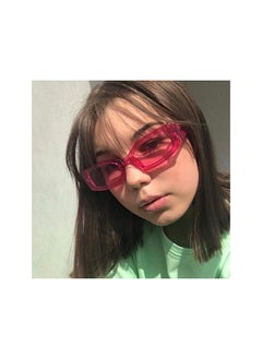 FEISEDY Creative Rectangle Sunglasses Women Fashion Thick Frame UV400 Protection B2462  - Image 2