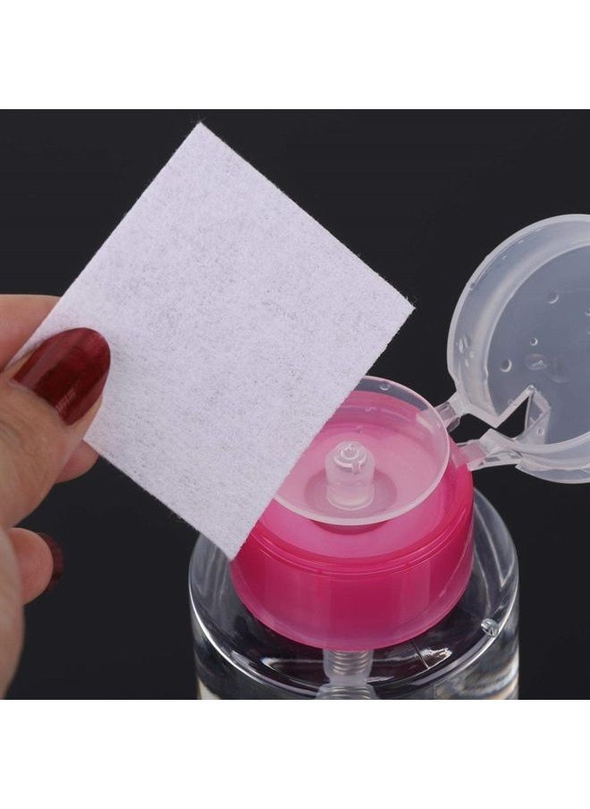 Tbestmax - 960 pcs Lint Free Nail Wipes Cotton Pads Remover to Soak Off Acrylic Gel Nail Polish with Pumb Bottle Dispenser and 1 Cuticle Pusher Tbestmax - Image 1