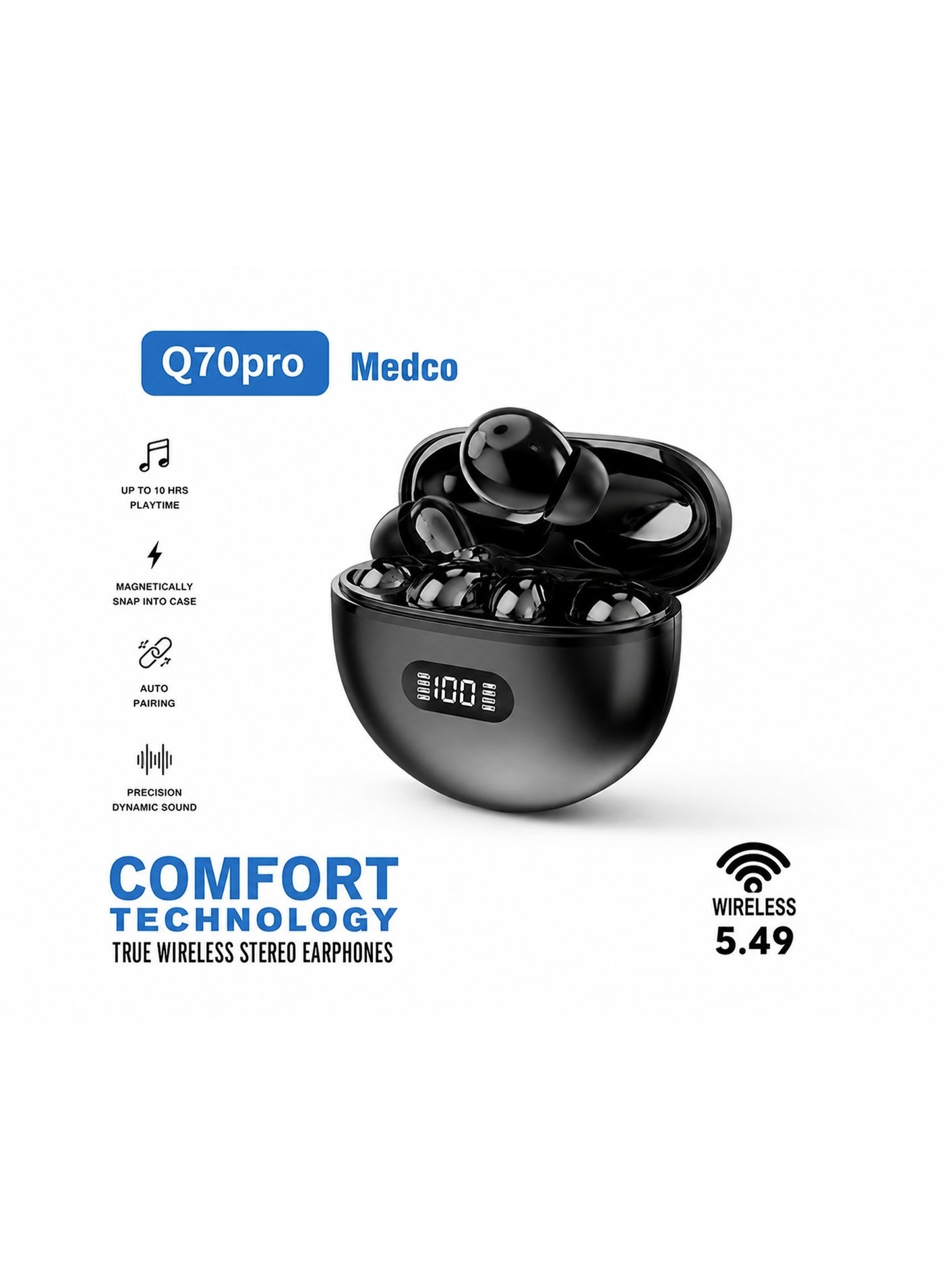 سي واي إكس جي Cyxg Q70 Pro bluetooth