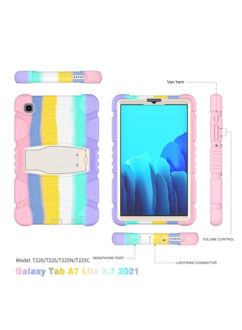 GULFLINK Gulflink Protective Back Case Cover for SAMSUNG Tab A7 lite T220/T225/T225N/T225C/T227U 8.7 inch colourful pink - Image 3