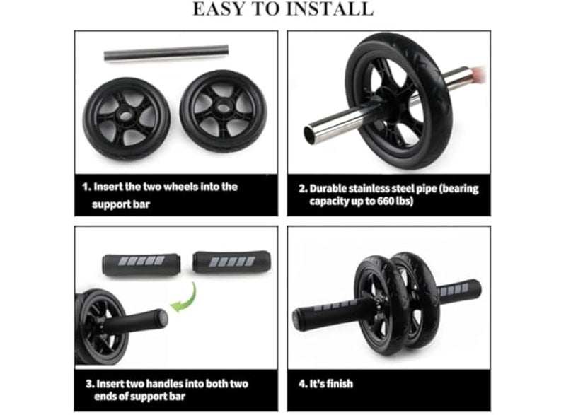 Two-wheel abdominal exercise wheel - Image 2