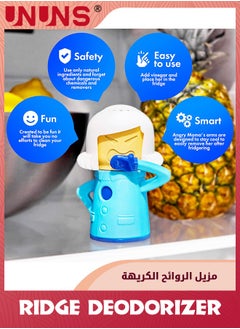 UNUNS Fridge Deodorizer,Chilly Mama Refrigerator Deodorizer Remover Absorbs Odors,Fridge Cleaner Freezer Odor Freshener Remover,Reusable Baking Soda Air Purifier  - Image 4