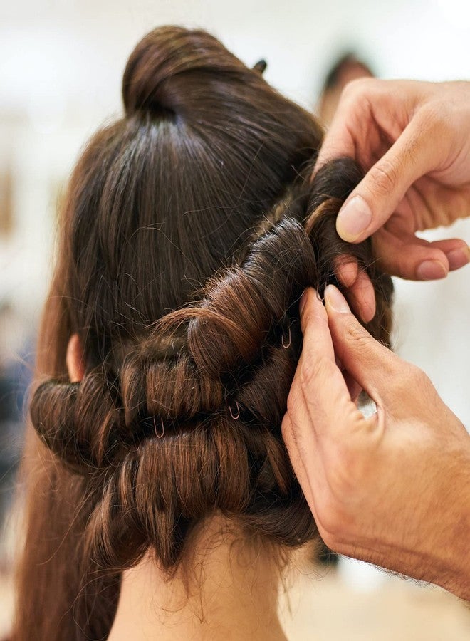 Tbestmax 300 Bun Hair Bobby Pins U Shaped Pin Hair Grips to Clip Ballet Hair Net for Women 5 CM/2 Inch Brown - Image 5