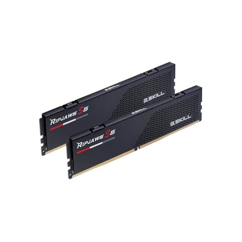 G.SKILL Ripjaws S5 Series DDR5 RAM (Intel XMP 3.0) 64GB (2x32GB) 6000MT/s CL30-40-40-96 1.40V Desktop Computer Memory U-DIMM - Matte Black (F5-6000J3040G32GX2-RS5K) - Image 2