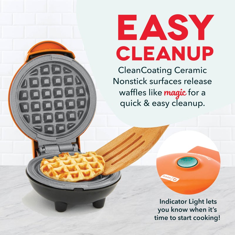 Dash Pumpkin Mini Waffle Maker - Image 5