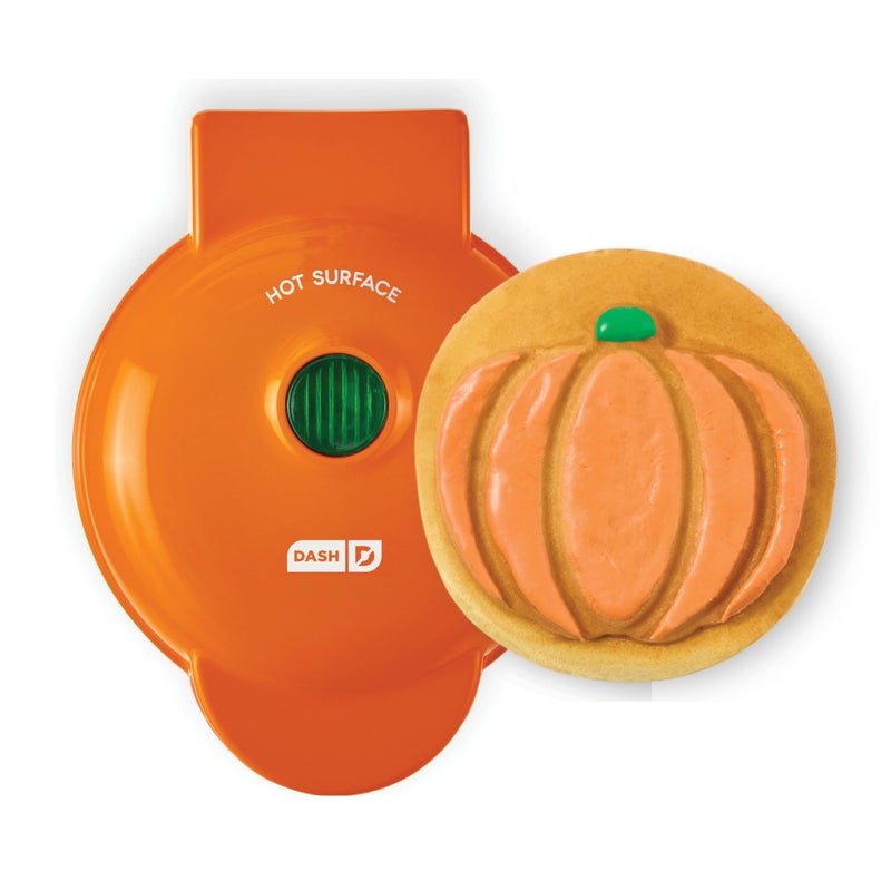 Dash Pumpkin Mini Waffle Maker - Image 1
