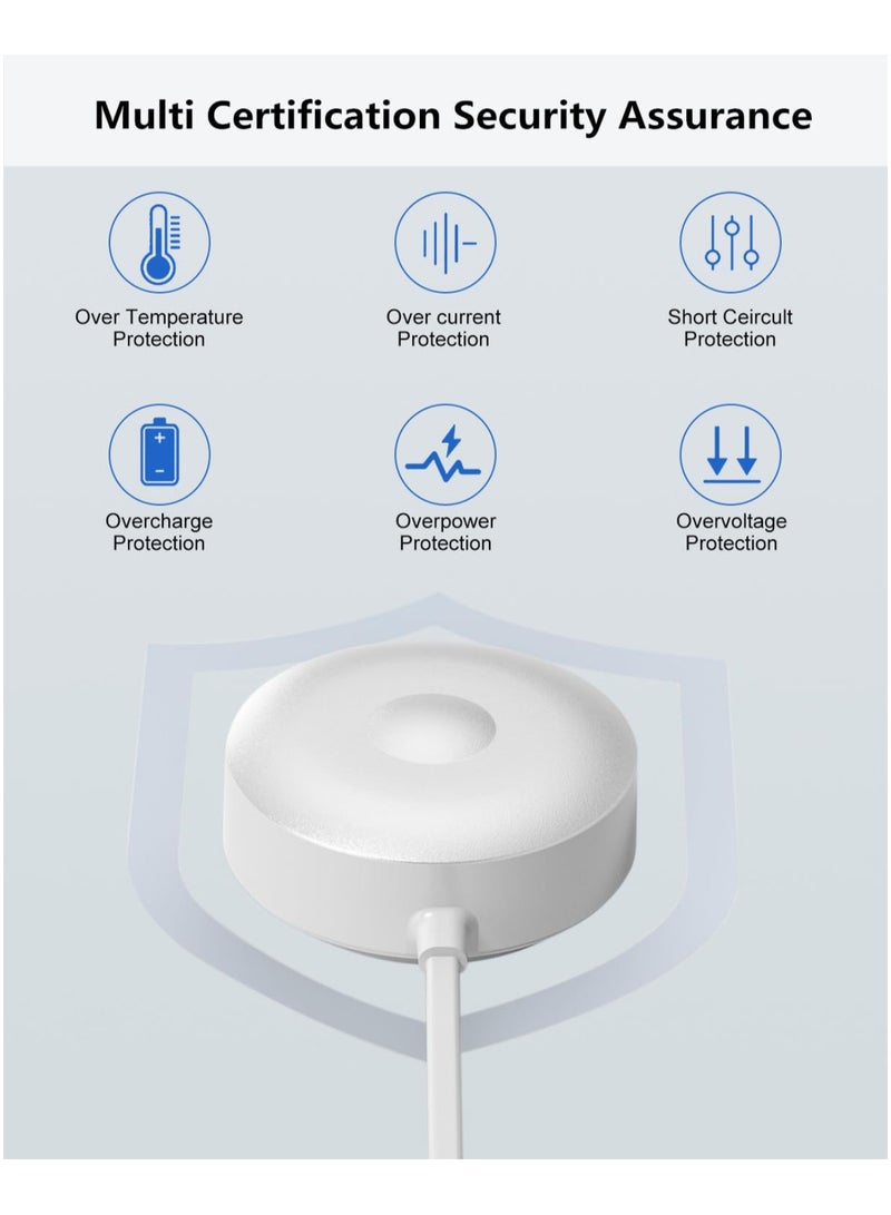 Electric Toothbrush Charger for O-ral B iO7 iO8 iO9 Magnetic Charger Compatible with B-raun O-ral B IO Type 3768 Replacement for Base iO Series 7/8 /9 USB Chargers Powered  - Image 5