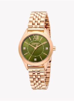 ESPRIT ESPRIT Women's Rose Gold Watch, Olive Dial | ES1L434M1045  - Image 1