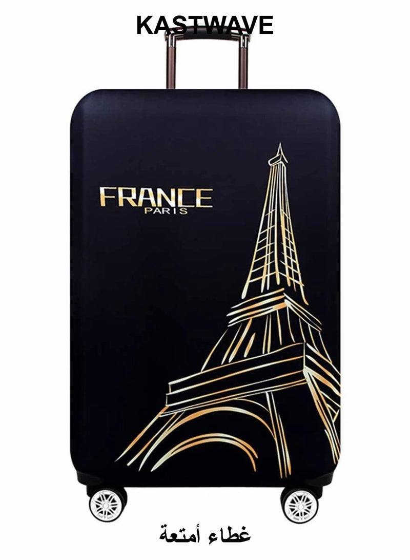 KASTWAVE hickened Luggage Cover, Water proof Travel Gear Luggage Protective Cover, Washable Spandex Suitcase Cover for 25"-28"luggage - Image 1