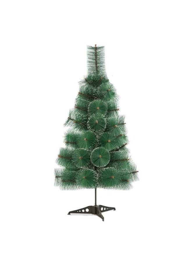 The long-awaited Christmas tree, the green hedgehog tree with snowy limbs, the tree with a soft metal pole for movement and a plastic seat, size: 120 cm - Image 1