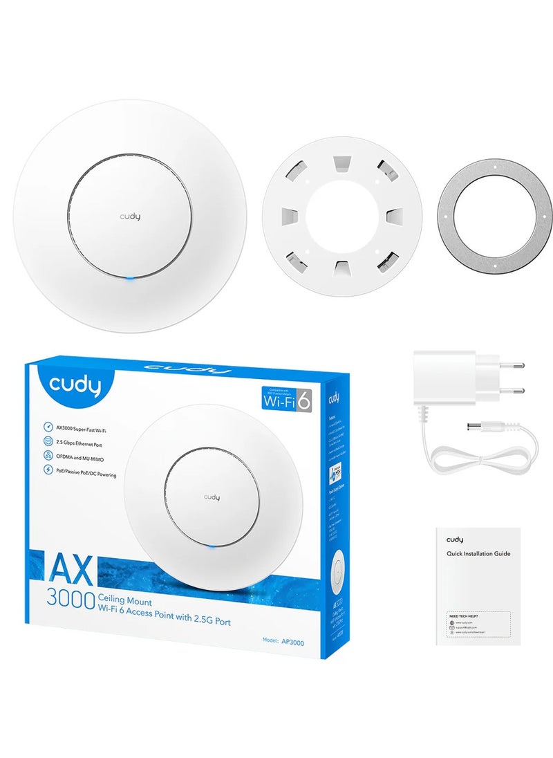 cudy AX3000 2.5G Wi-Fi 6 Access Point - AP3000  - Image 5