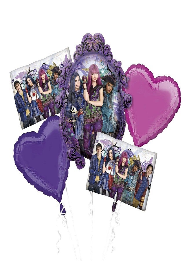 Anagram 35881 Descendants 2 Party Balloon Bouquet, Large, Multicolor, Pack of 1 - Image 1