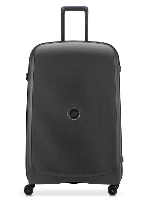 Belmont Plus Non Expandable 83cm Check-In Luggage 4 Double Wheel Trolley - Black
