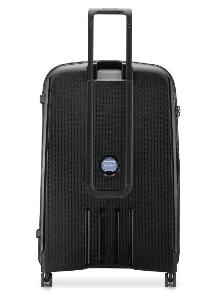DELSEY Paris Belmont Plus Non Expandable 83cm Check-In Luggage 4 Double Wheel Trolley - Black