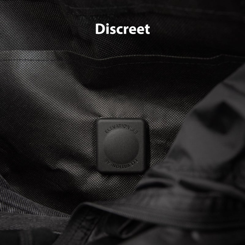 Elevation Lab TagVaultâ„¢ AirTag Dual Pin Discreet (4 Pack) - The Secure AirTag Pin Mount | Low-Profile, Dual Safety Pins | for Luggage, Bags or Jackets, Black - Image 3