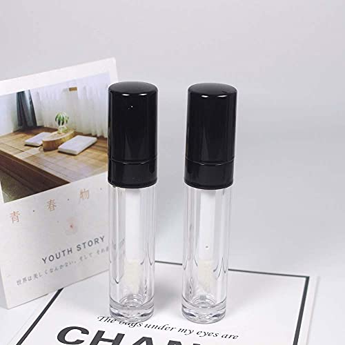 COSIDEA 14pcs empty 8ml big wand lip gloss tube concealer tube packing (Black) - Image 4