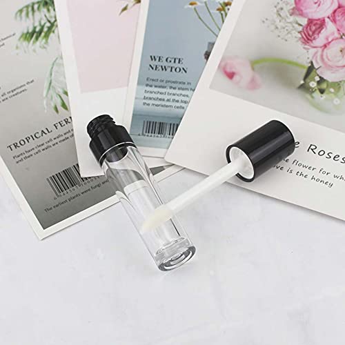 COSIDEA 14pcs empty 8ml big wand lip gloss tube concealer tube packing (Black) - Image 5