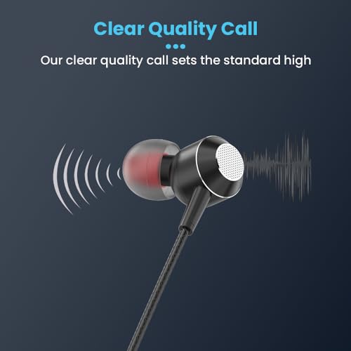 Toreto Alpha Neo Wireless Earphone Bluetooth Neckband with ENC Mic, Anti Lost, Dual Device Pairing, 30Hr Playtime, Type C Fast Charging, Voice Assistant, & in-line Controls (Black) - Image 5