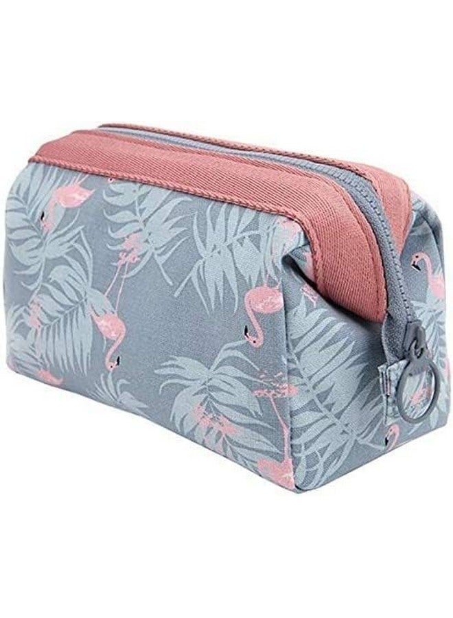 EAFTOS Unisex Travel Toiletry & Makeup Organizer Bag - 12cm Compact Pouch for Grooming, Shaving, Cosmetics & Essentials - Lightweight, Durable & Perfect (2, Navy Blue & Sky Blue) - Image 2