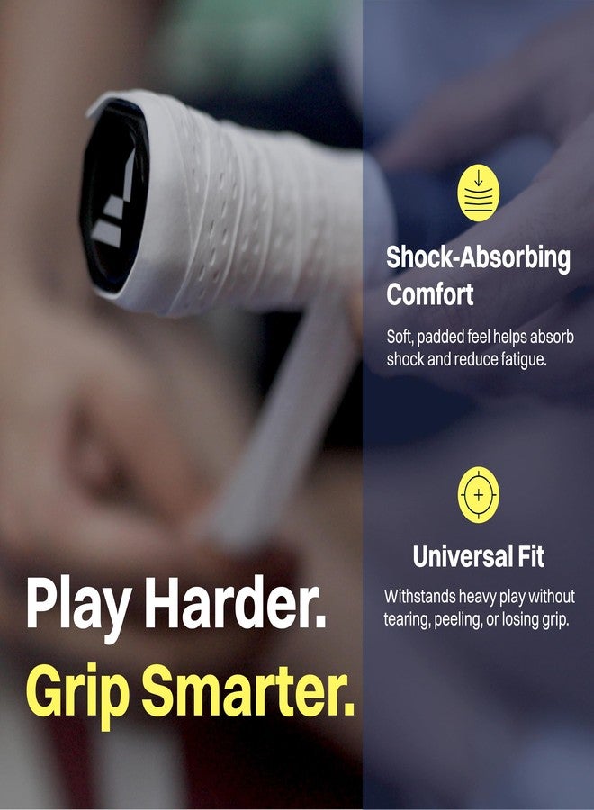 FirstEdge Zeroslip Universal Overgrips - Suitable for Pickleball, Padel, Tennis, Badminton & Squash (Pack of 3) - Image 4