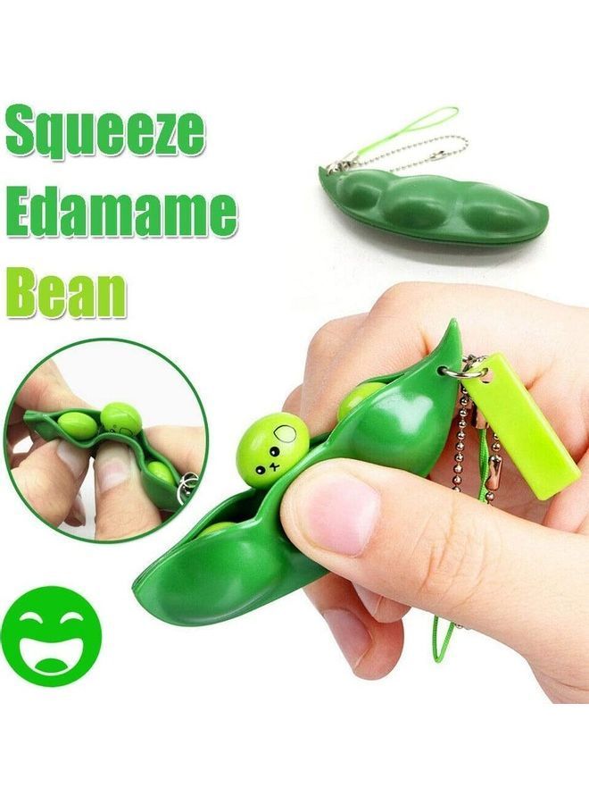 NIBEMINENT Squeeze-A-Bean Squishy Soybean Pendants Toys - Image 5