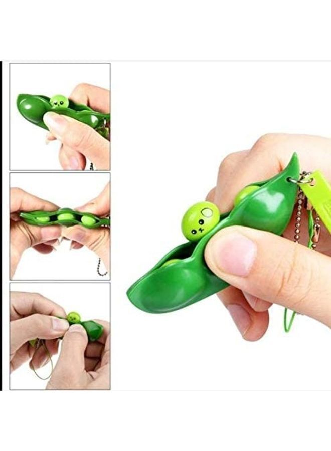 NIBEMINENT Squeeze-A-Bean Squishy Soybean Pendants Toys - Image 2