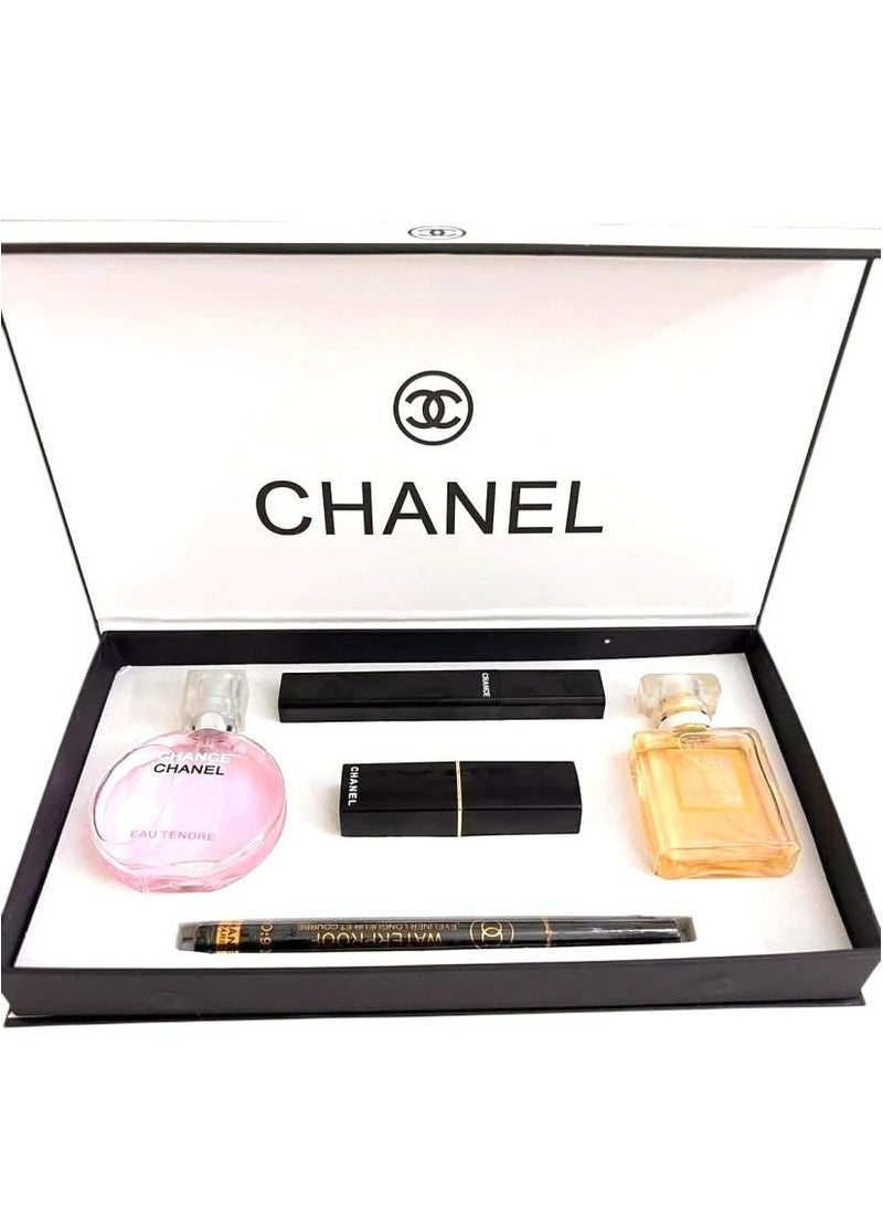 شانيل بكج شنل الفاخر المكون من 5 قطع