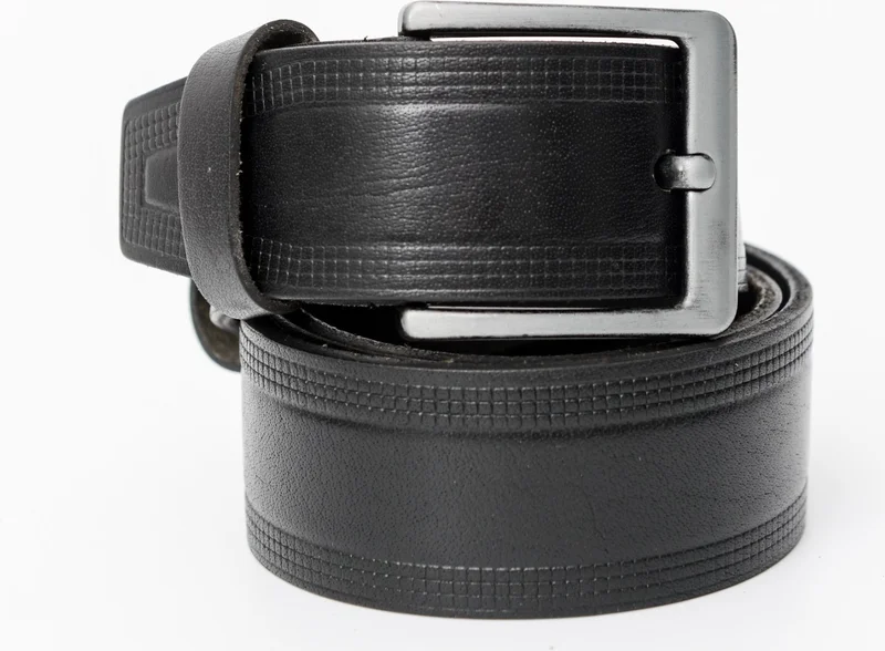 BDZ Deri BDZ Leather 100% Genuine, Real Patterned Leather Belt; Suitable for Denim, Linen and Canvas Width 4.5 cm