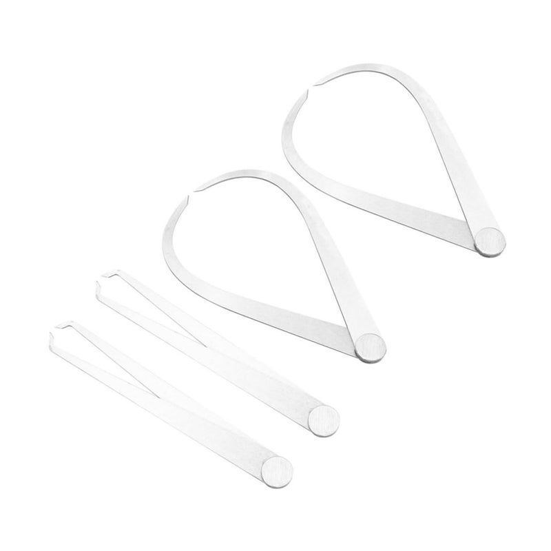 4Pcs Stainless Steel Measuring Caliper Tool for Pottery Sculpture Carving Shaping Modeling - Image 2