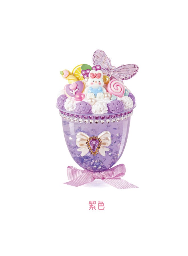 Children's Handmade Diy Cream Gum Milk Tea Ice Cream Cup Material Bag Suit Dessert Super Light Clay Educational Toys - Image 1