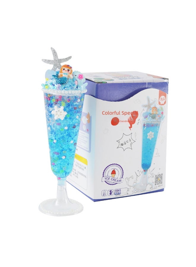 Children's Handmade Diy Cream Gum Milk Tea Ice Cream Cup Material Bag Suit Dessert Super Light Clay Educational Toys - Image 5