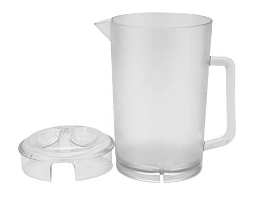 Get G.E.T. P-3064-1-CL-EC Heavy-Duty Shatterproof Plastic 2 Quart Pitcher with Lid, BPA Free (64 Ounce), Clear - Image 4