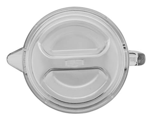 Get G.E.T. P-3064-1-CL-EC Heavy-Duty Shatterproof Plastic 2 Quart Pitcher with Lid, BPA Free (64 Ounce), Clear - Image 5
