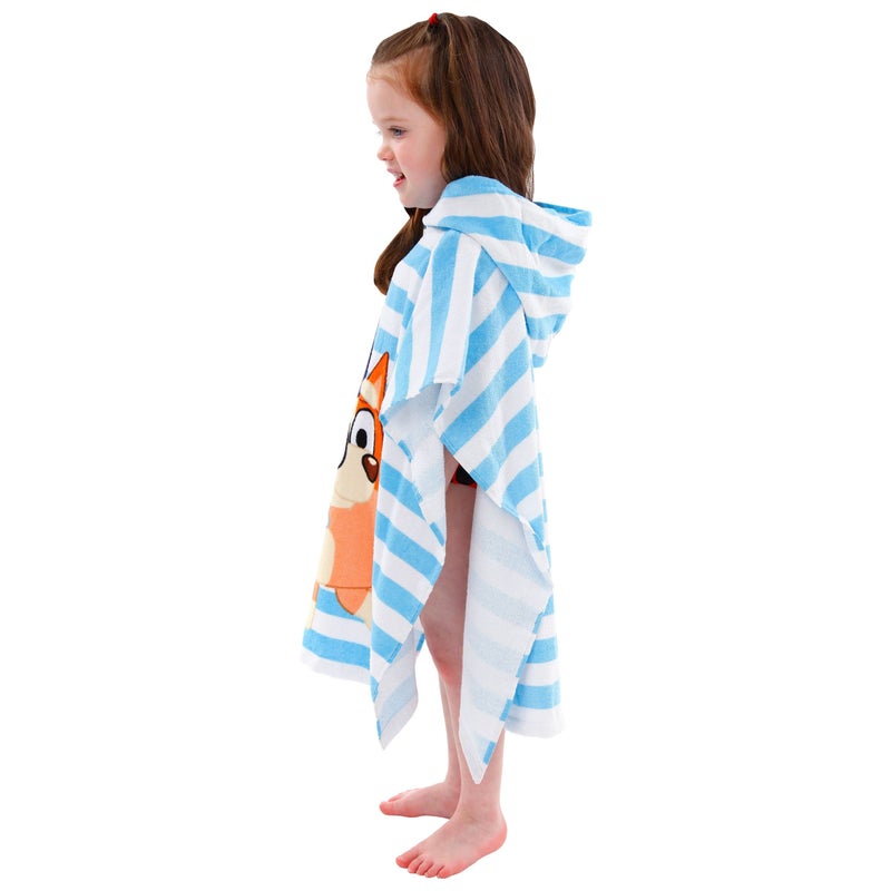 Bluey Towel for Boys or Girls | Hooded Towel Poncho for Kids | Swim Pool and Beach Towels - Image 4