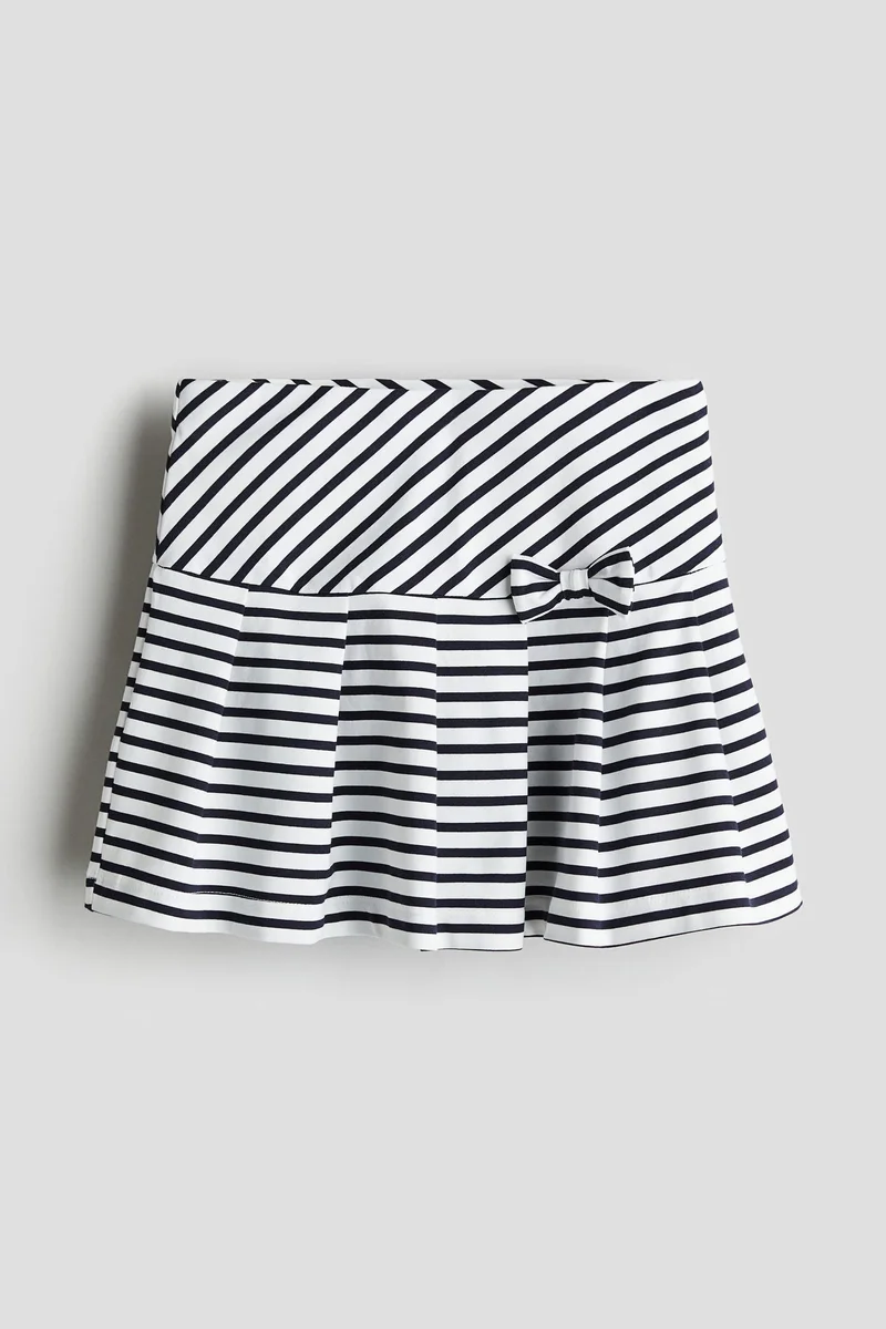 H&M Pleated jersey skirt